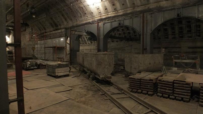 Строительство тоннеля метро/Фото: vk.com/piter_metro1955