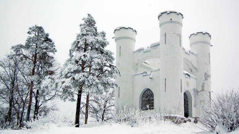 Выборг Монрепо зима