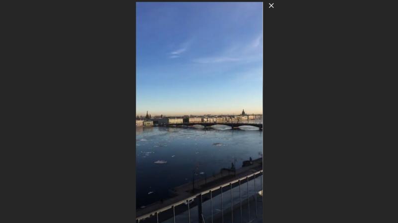 Stories из Instagram Михаила Китаева с крыши после посещения полиции. Фото: Стопкадр из видео