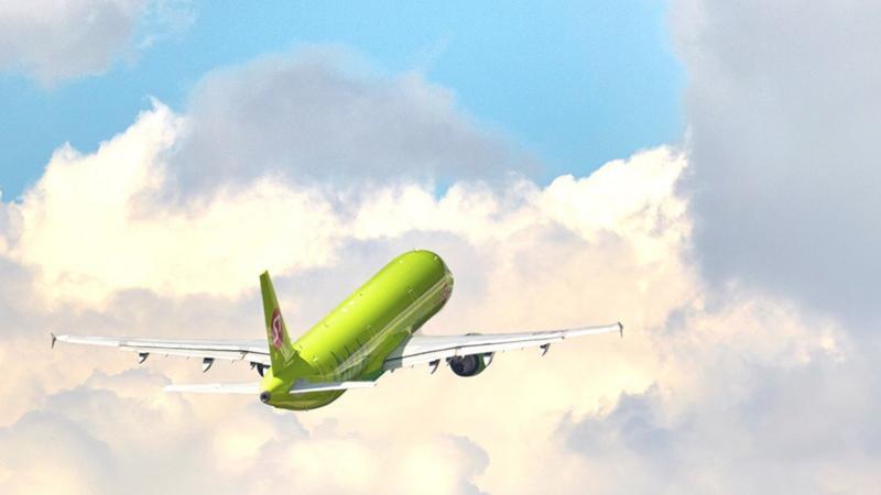 Как нарисовать s7 airlines самолет