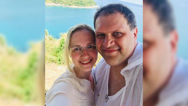 Анастасия с мужем в Тайланде/ Фото: из личного архива потерпевшей