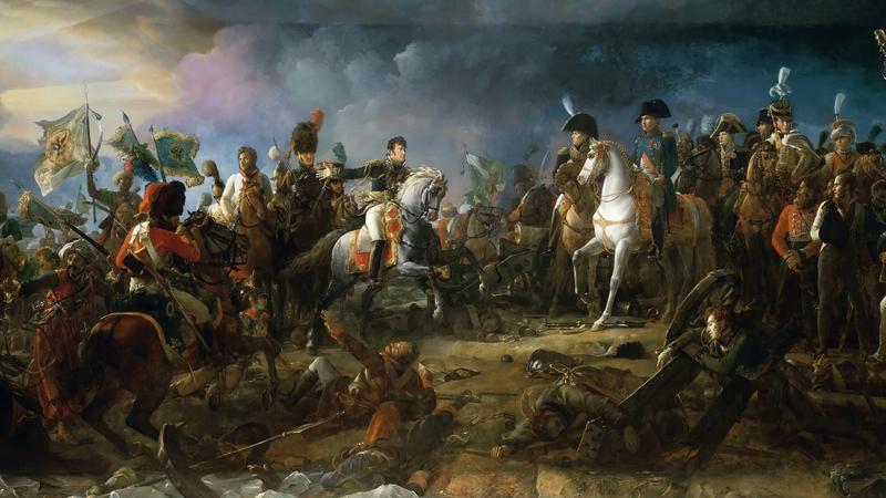 Наполеон I в битве при Аустерлице. Художник Франсуа Жерар