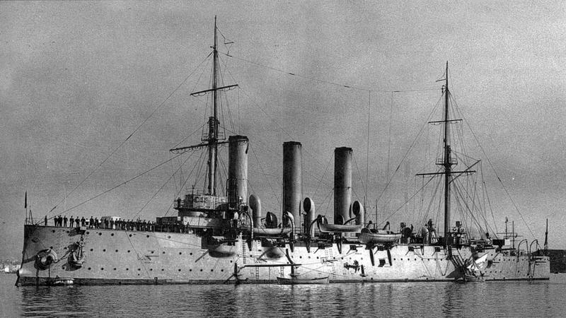 Крейсер «Аврора» на Балтике, 1909 г / Фото: сообщество Крейсер I ранга 