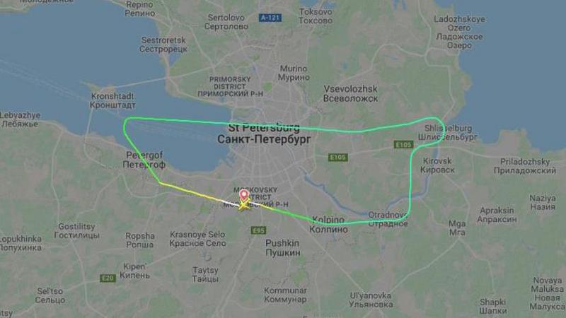 Скриншот: Flightradar24.com