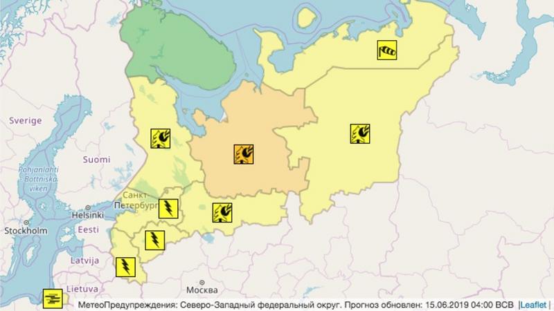 Фото: meteoinfo.ru/hdmapsmeteoalarmszfo