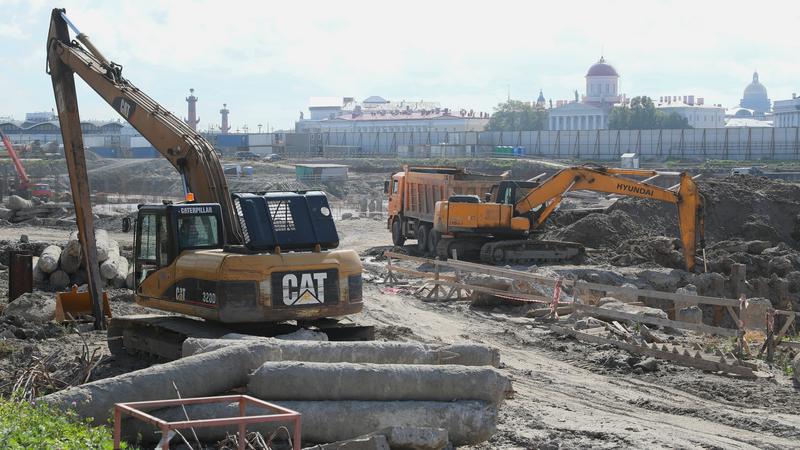 Территория будущего арт-парка на Тучковом Буяне/ Фото: пресс-служба Губернатора Санкт-Петербурга