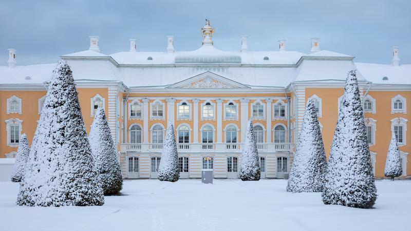 Питер Петергоф зимой