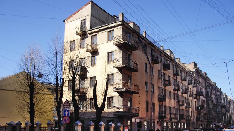Улица Рубинштейна, 7 («слеза социализма»)/ Фото: wikipedia.org/Potekhin