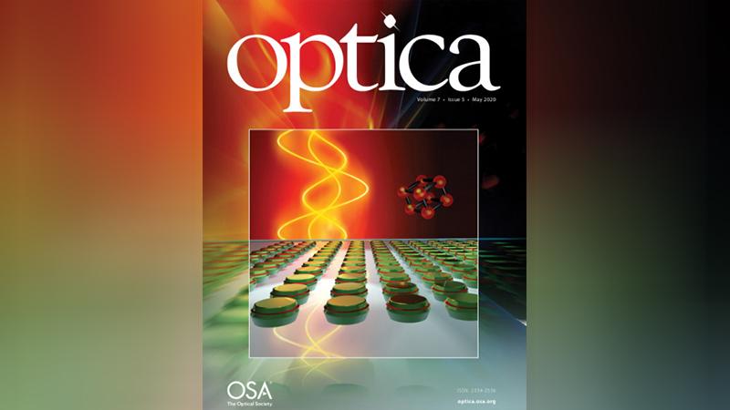 Обложка журнала Optica/ Фото: пресс-служба Университета ИТМО