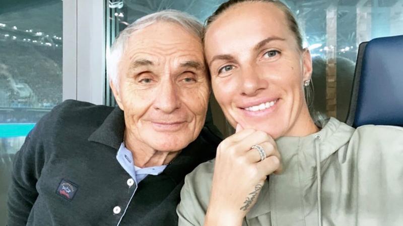 Светлана Кузнецова с отцом/ Фото: instagram.com/svetlanak27