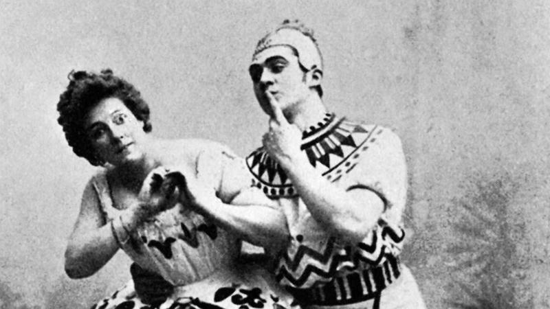 Мария Петипа и Сергей Легат в балете «Дочь фараона»/ Хореограф Мариус Петипа, 1862 год