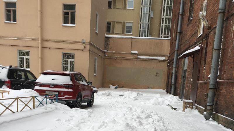 Снег на Воскова /Фото: портал 