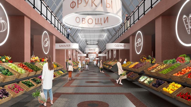 Проект реконструкции Сытного рынка/ Фото: пресс-служба администрации Петроградского района