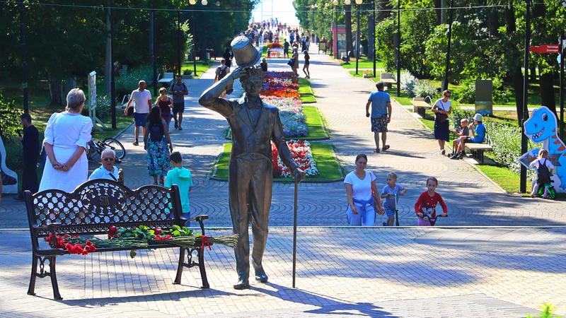 Памятник вицину в зеленогорске фото