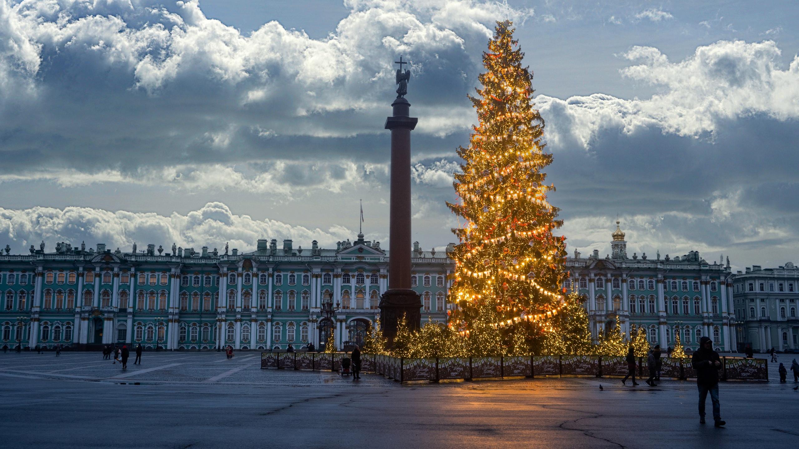 Новогодняя елка на Дворцовой