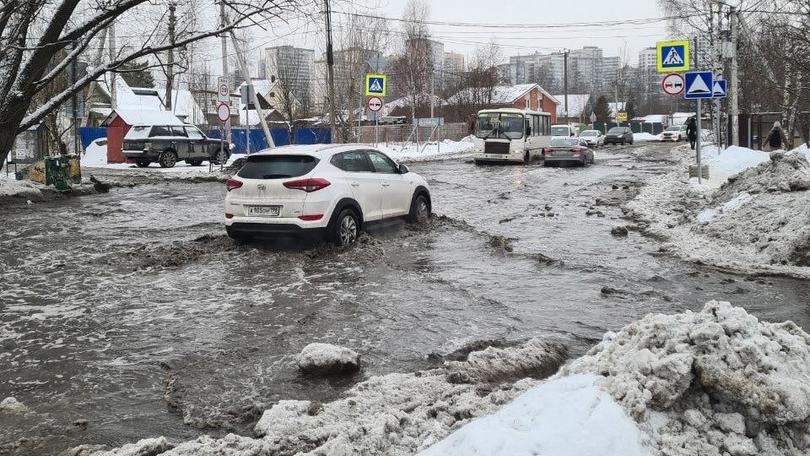 В садике прорвало трубу