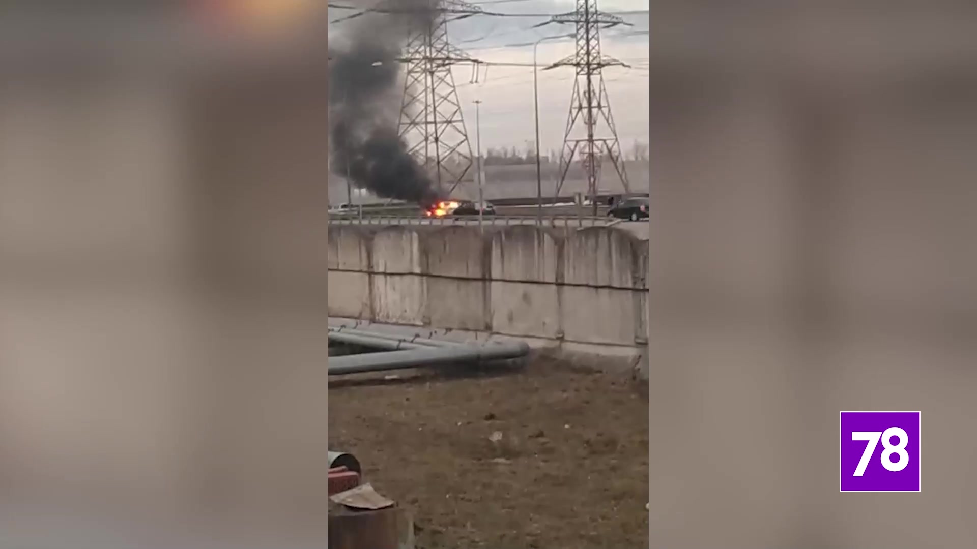 дрон взорвался в питере