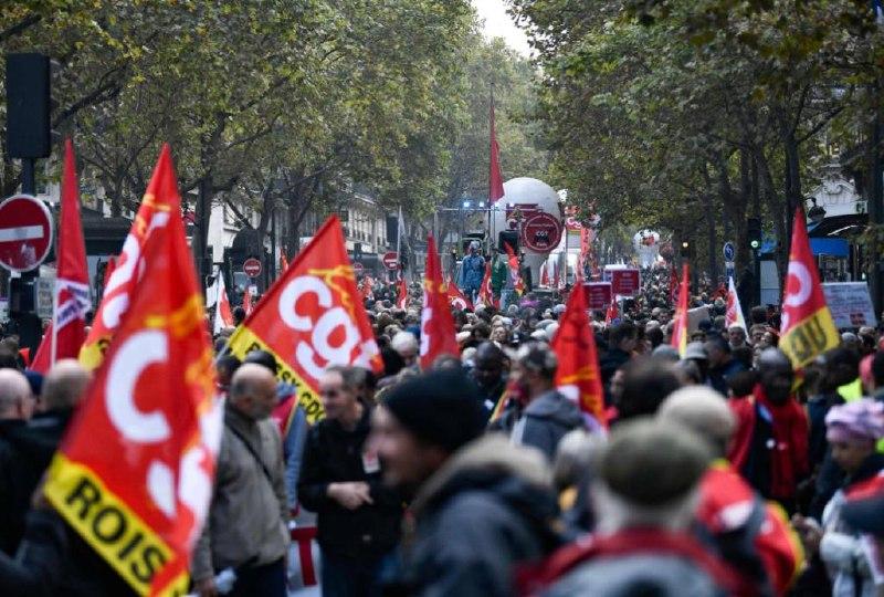 Фото: Акции протеста во Франции