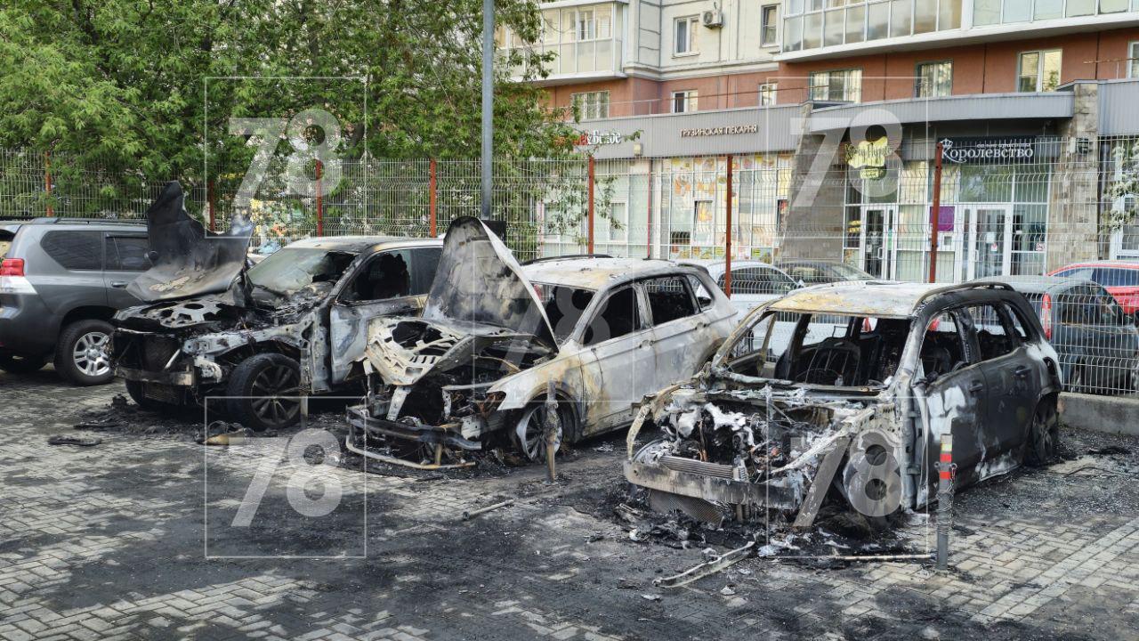 В Ленобласти неизвестный пироман спалил две машины председателя СНТ