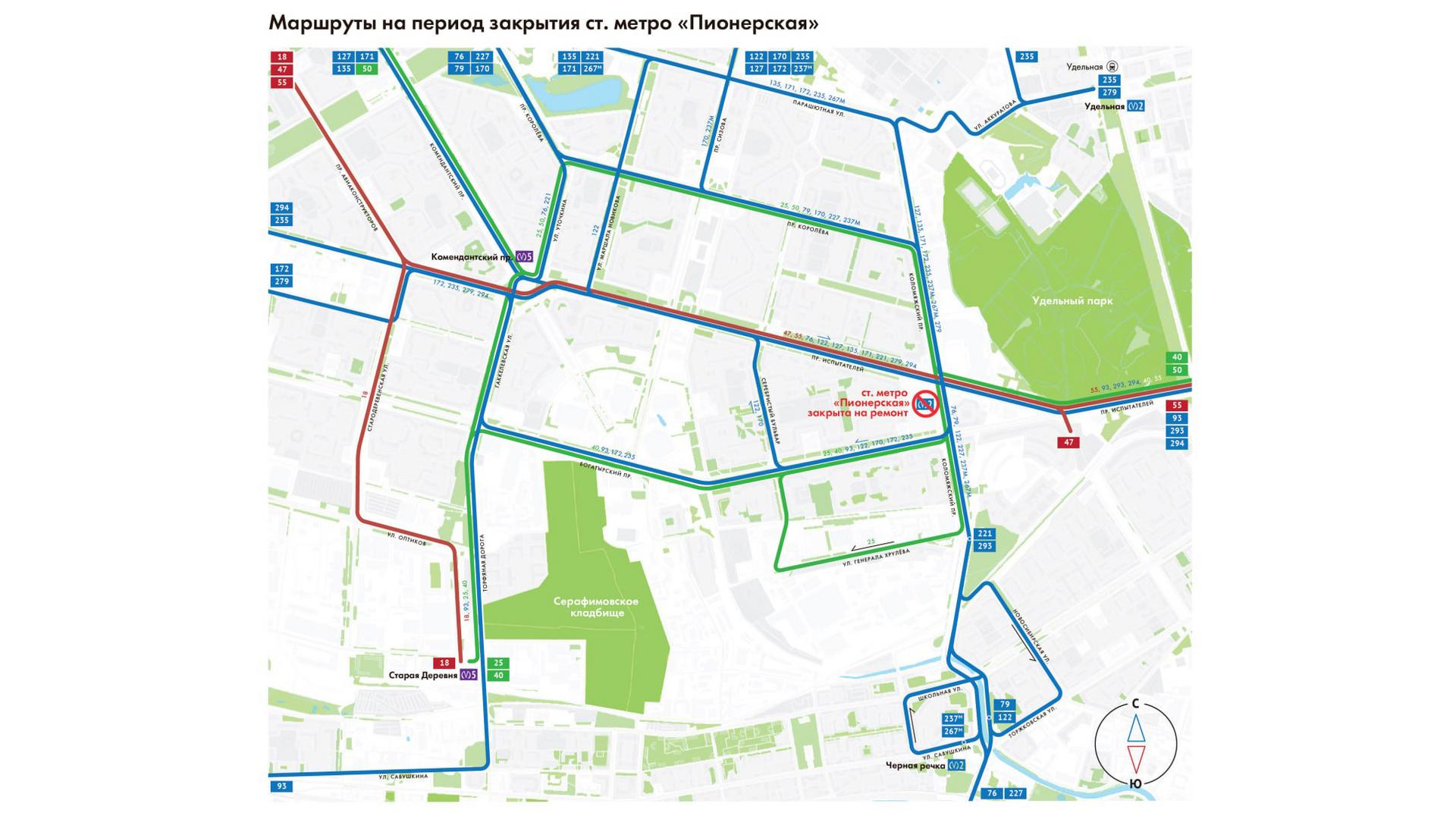 Схема наземного транспорта санкт петербурга