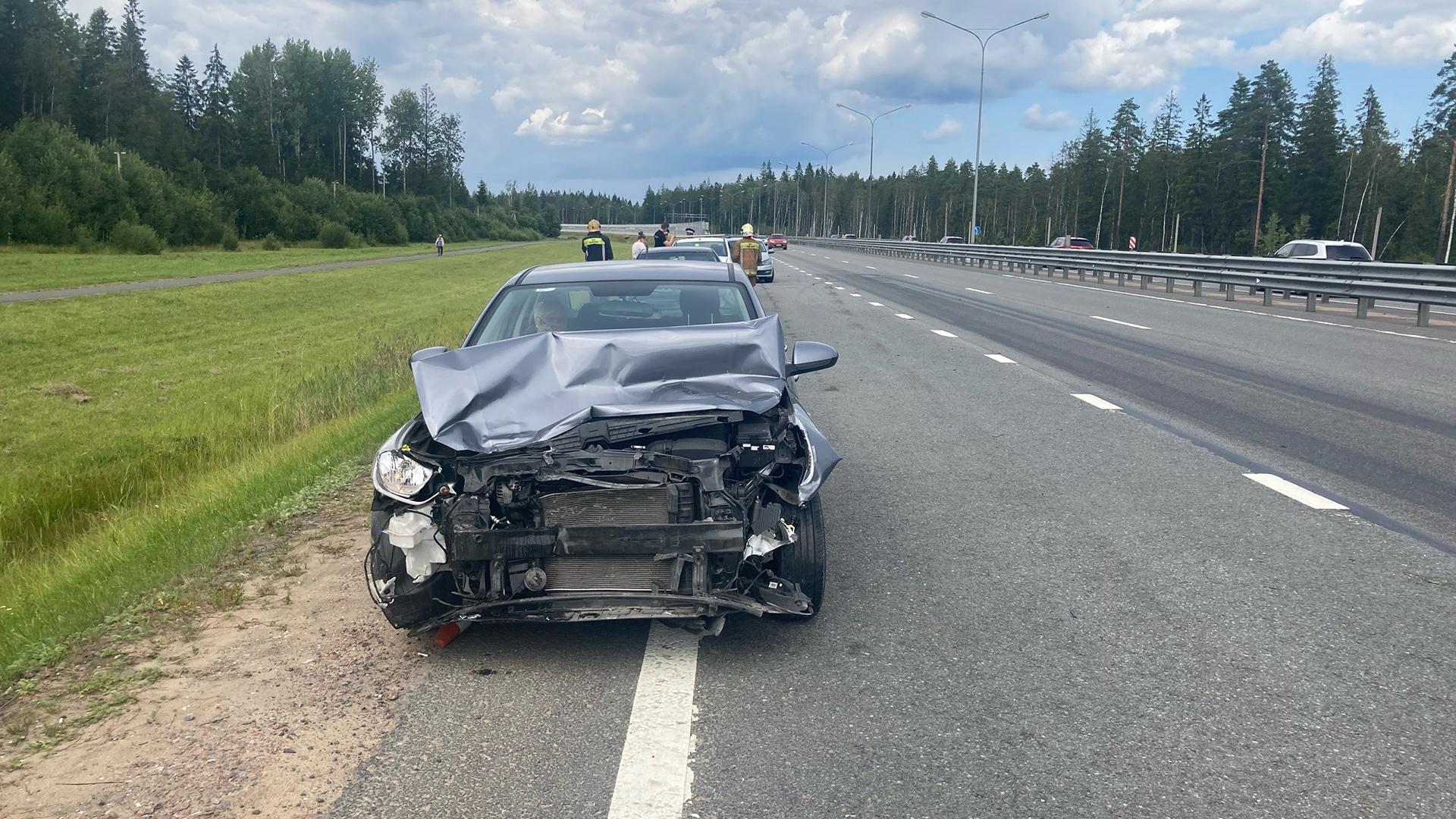 Двое детей пострадали в массовом ДТП на трассе «Сортавала»