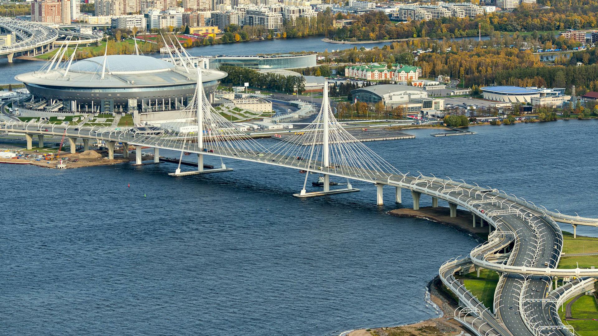 большой крестовский мост санкт петербург