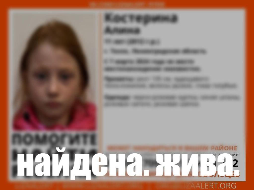 В Тосно уже сутки ищут пропавшую 11-летнюю девочку