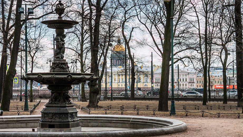 Румянцевский сад санкт петербург университетская набережная фото
