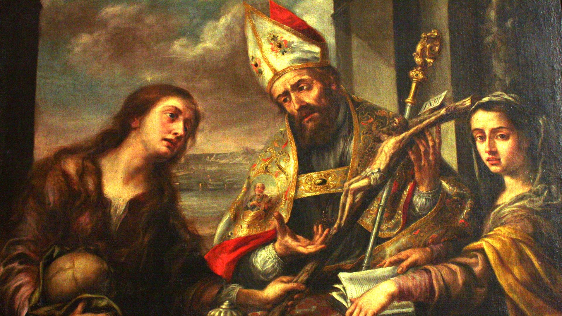 Святой Лазарь с Марией Магдаленой и Марфой из Вифании/ Фото: общественное достояние