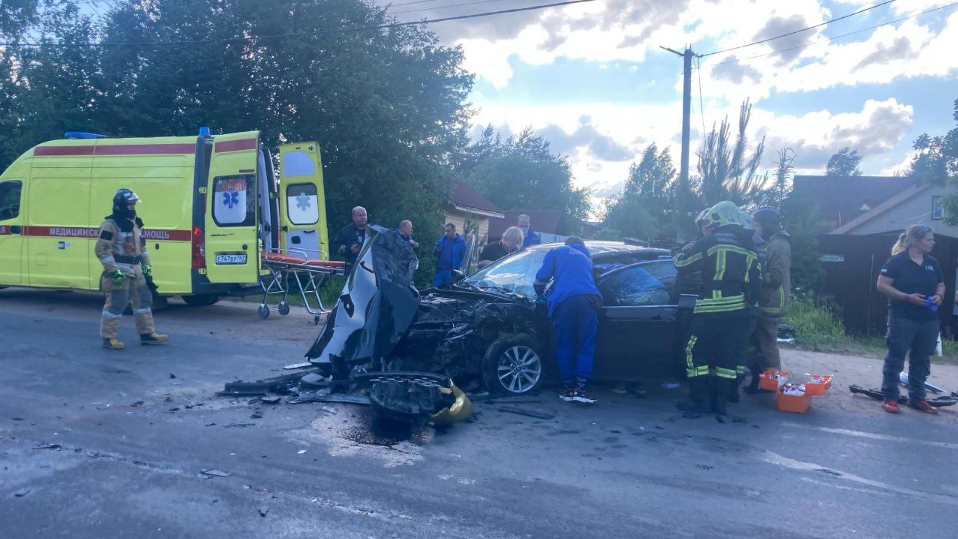 Роковое столкновение двух машин произошло во Всеволожском районе