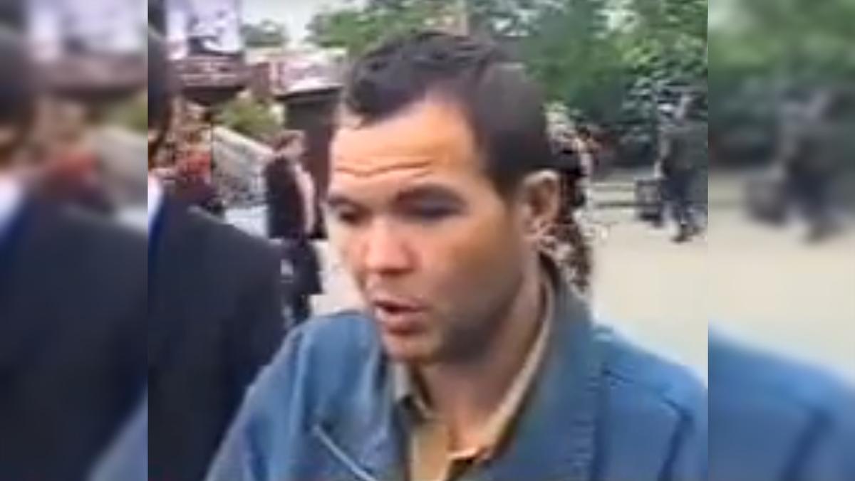 Вороненко при задержании / Кадр фильма 