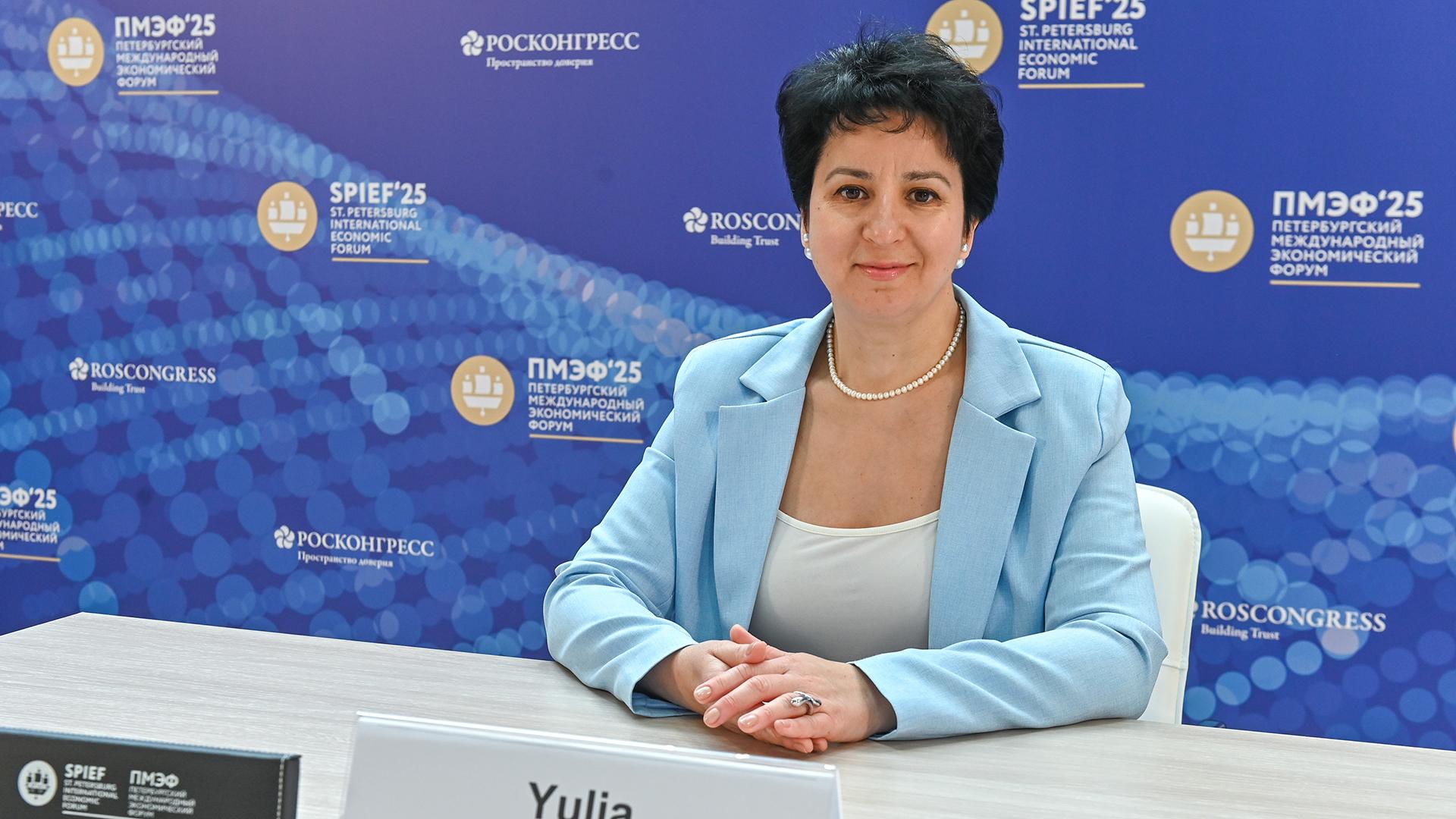 Юлия Михалёва/ Фото: Галина Сидаш/Фонд Росконгресс