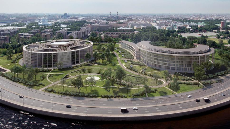 Концепция размещения зданий судебного квартала/ Фото: firstdesigninstitute.ru