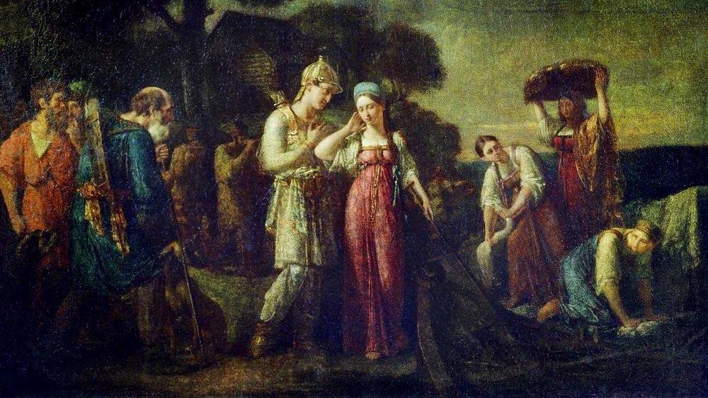 Первая встреча князя Игоря с Ольгой/ Фото: общественное достояние