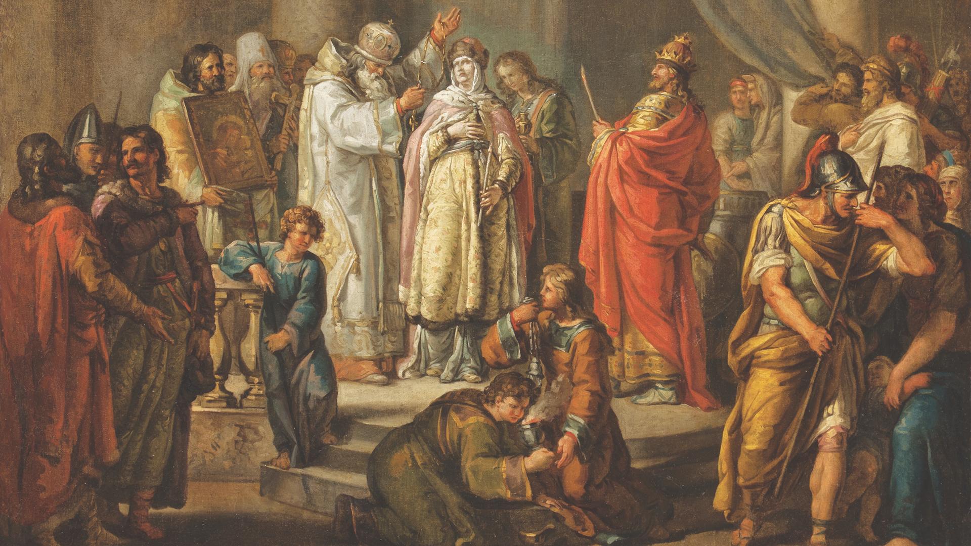 Крещение княгини Ольги/ Фото: Общественное достояние