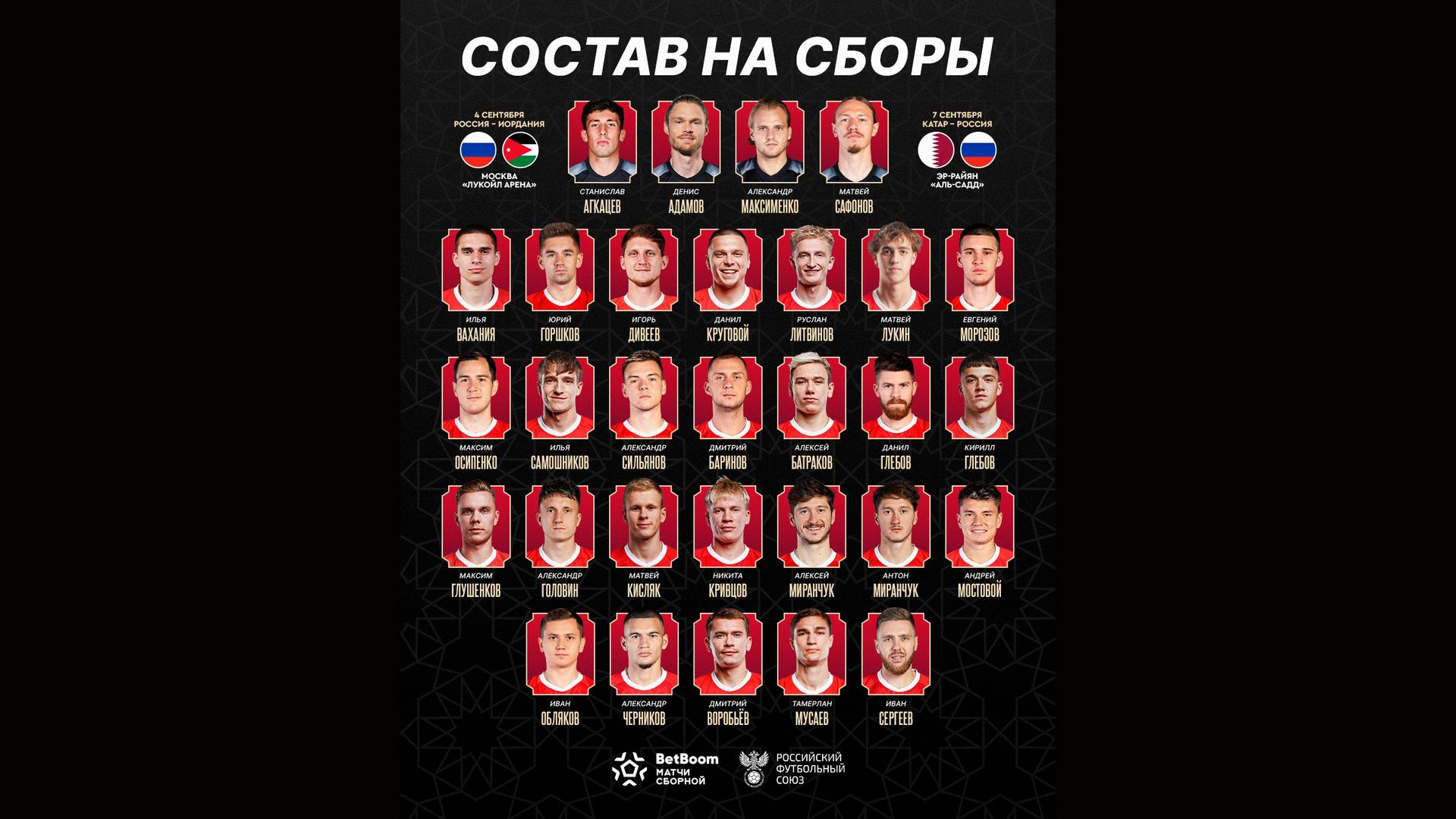 Фото: vk.com/Сборная России по футболу