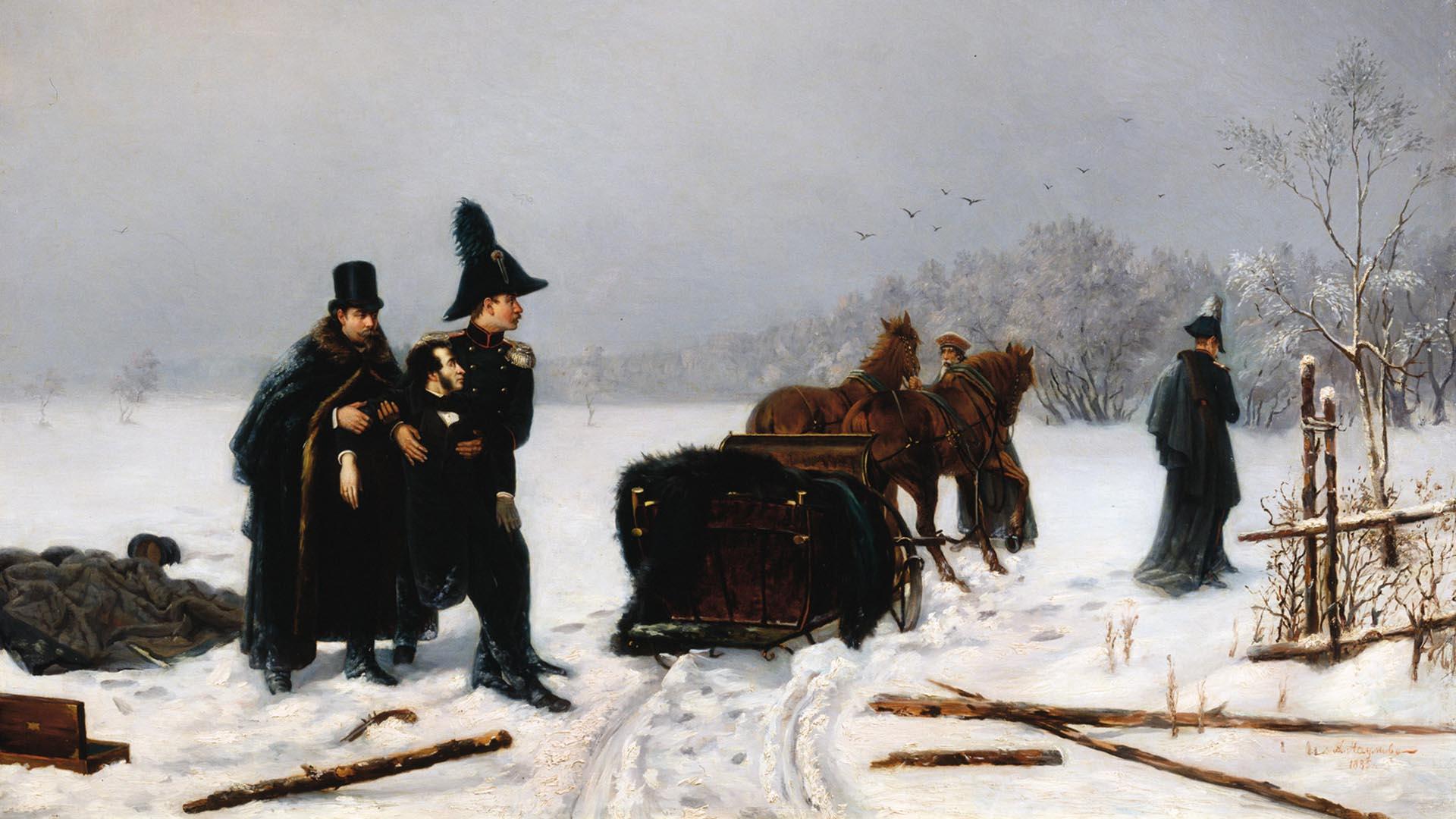 А. А. Наумов. Дуэль Пушкина. 1884/ Фото: Общественное достояние