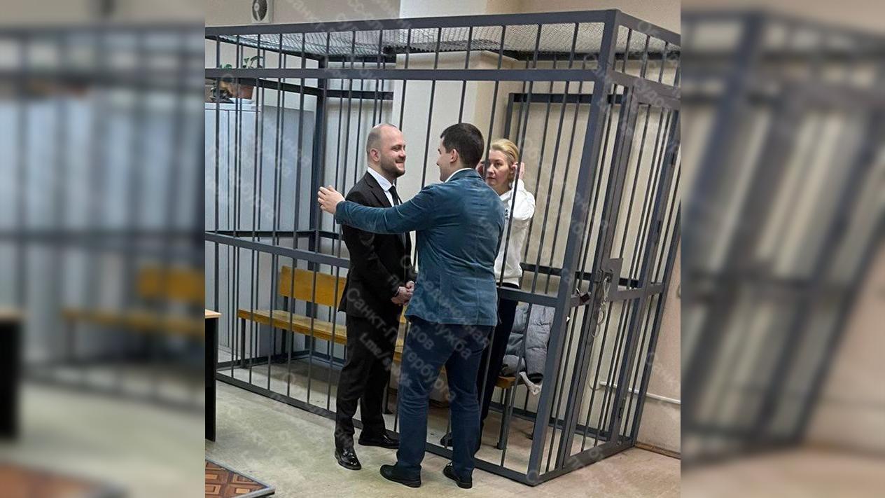 Екатерина Даниловская на суде / Фото: t.me/SPbGS