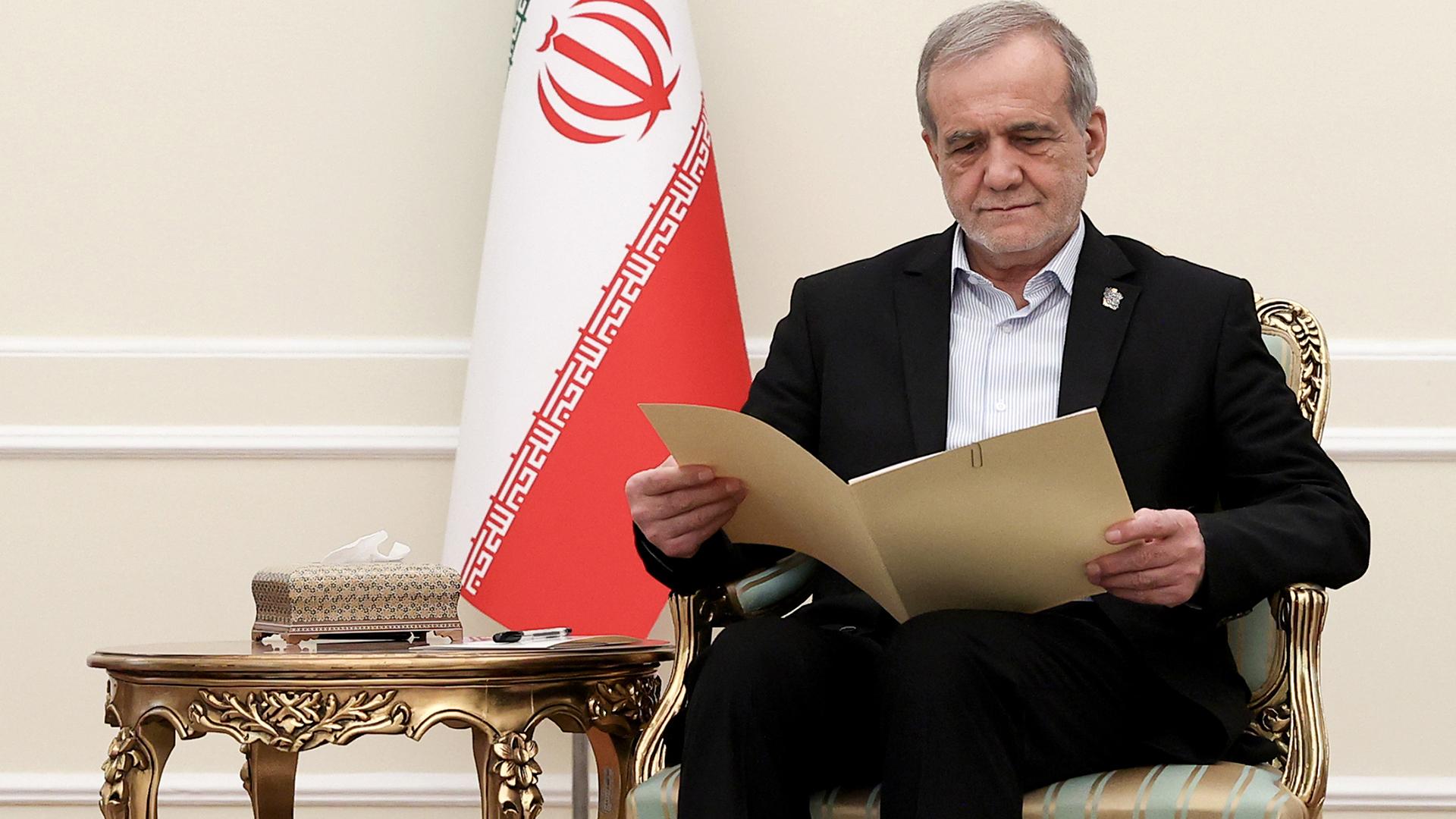 Масуд Пезешкиан/ Фото: Iranian Presidency Office apaim/Keystone Press Agency/globallookpress.com