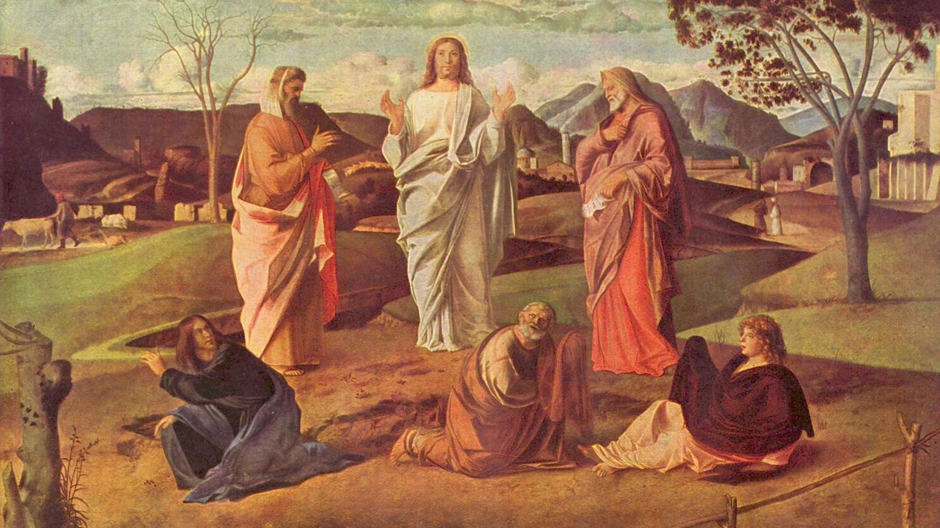 Преображение (Джованни Беллини, 1480—1485)/ Фото: wikipedia.org; Общественное достояние