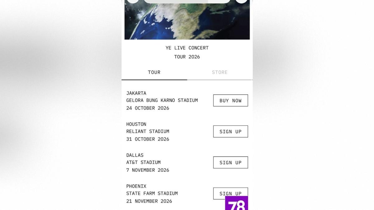 Фото: tour.yeezy.com